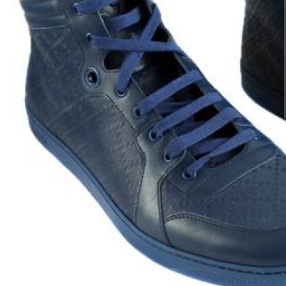 Gucci diamante leather high top sneakers - Picture 9 of 9